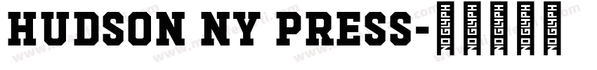 Hudson NY Press字体转换
